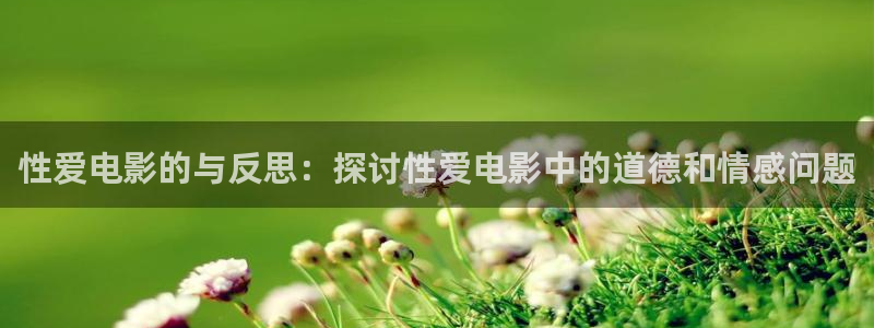 青苹果影院 4080：性爱电影的与反思：探讨性爱电影中的道德和情感问题